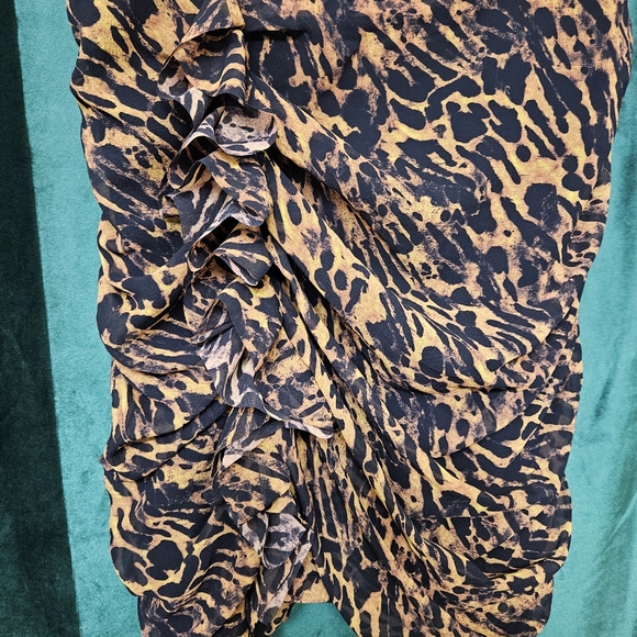 ALLSAINTS leopard print dress, size 8 - Picture 4 of 5